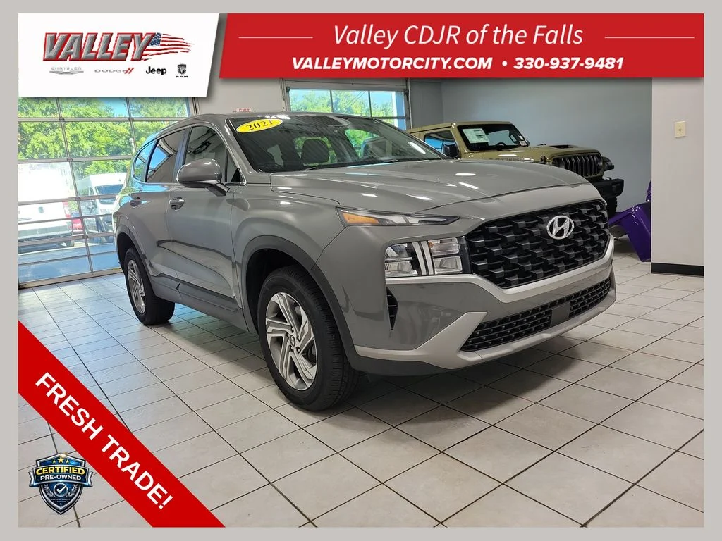 Certified Used 2021 Gray Hyundai SE image 1