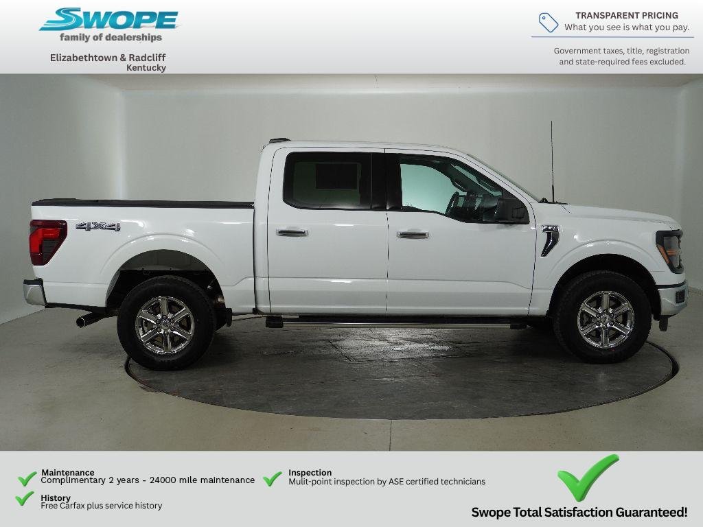 Used 2025 Oxford White Ford XLT image 2