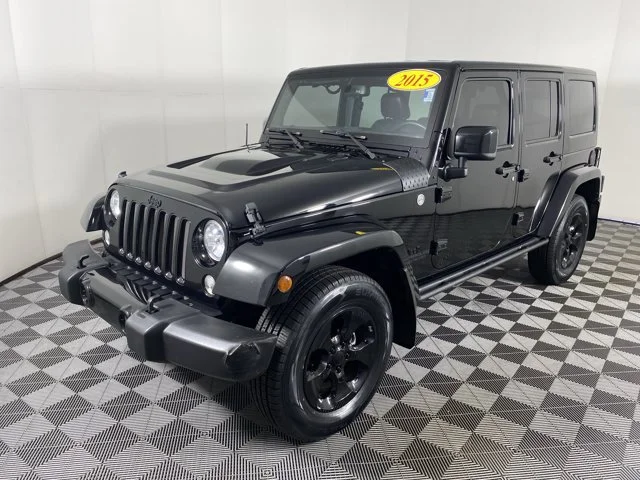 Used 2015 Black Jeep Unlimited Sahara image 9