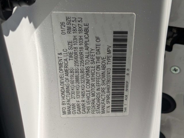 Used 2026 White Honda EX-L image 18