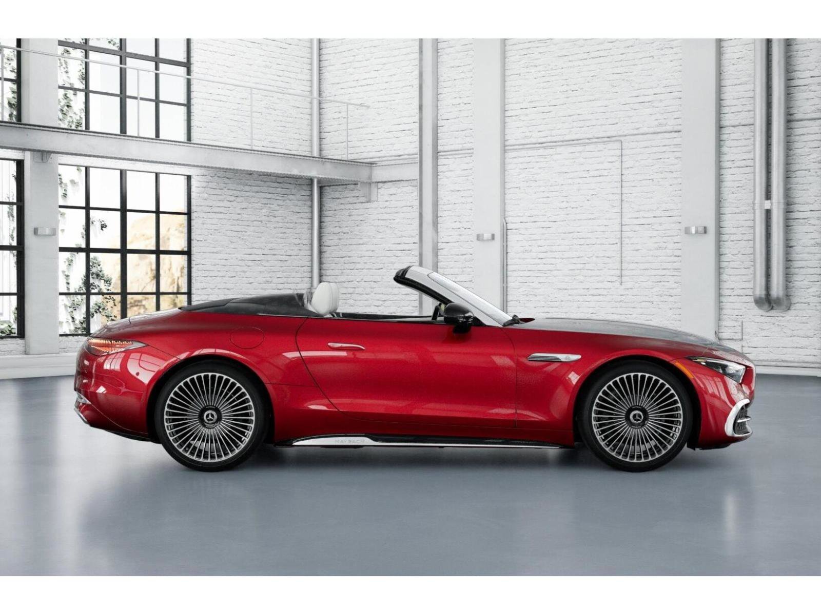 New 2026 MANUFAKTUR garnet red metallic (Red Ambiance) Mercedes-Benz Maybach SL 680 Monogram Series image 2