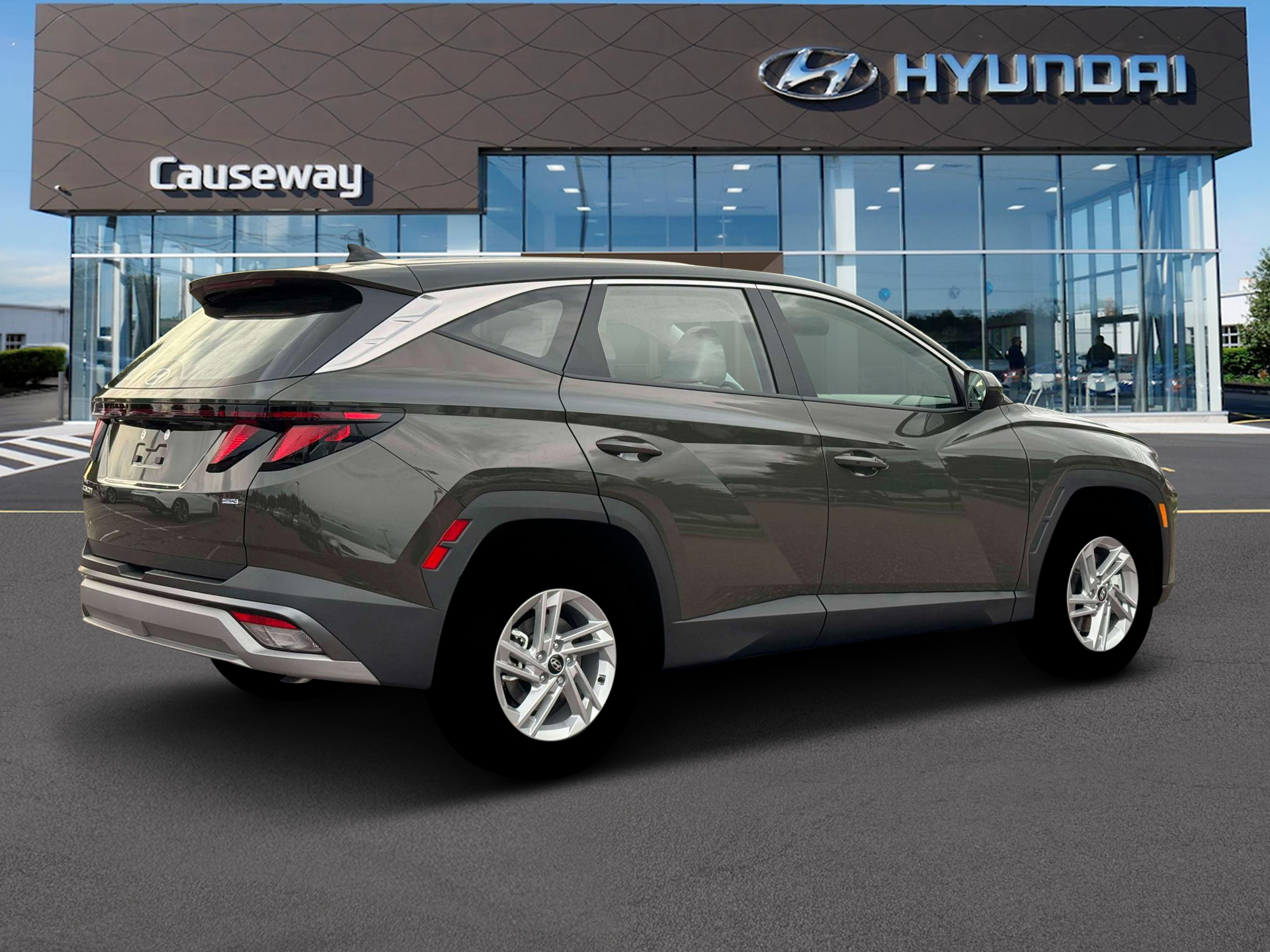 New 2026 Green Hyundai SE AWD image 8