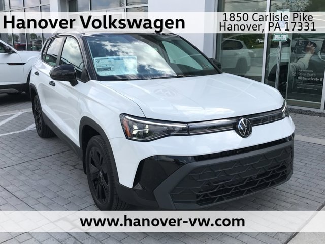 New 2026 Pure White w/Deep Black Roof Volkswagen SE Black image 1