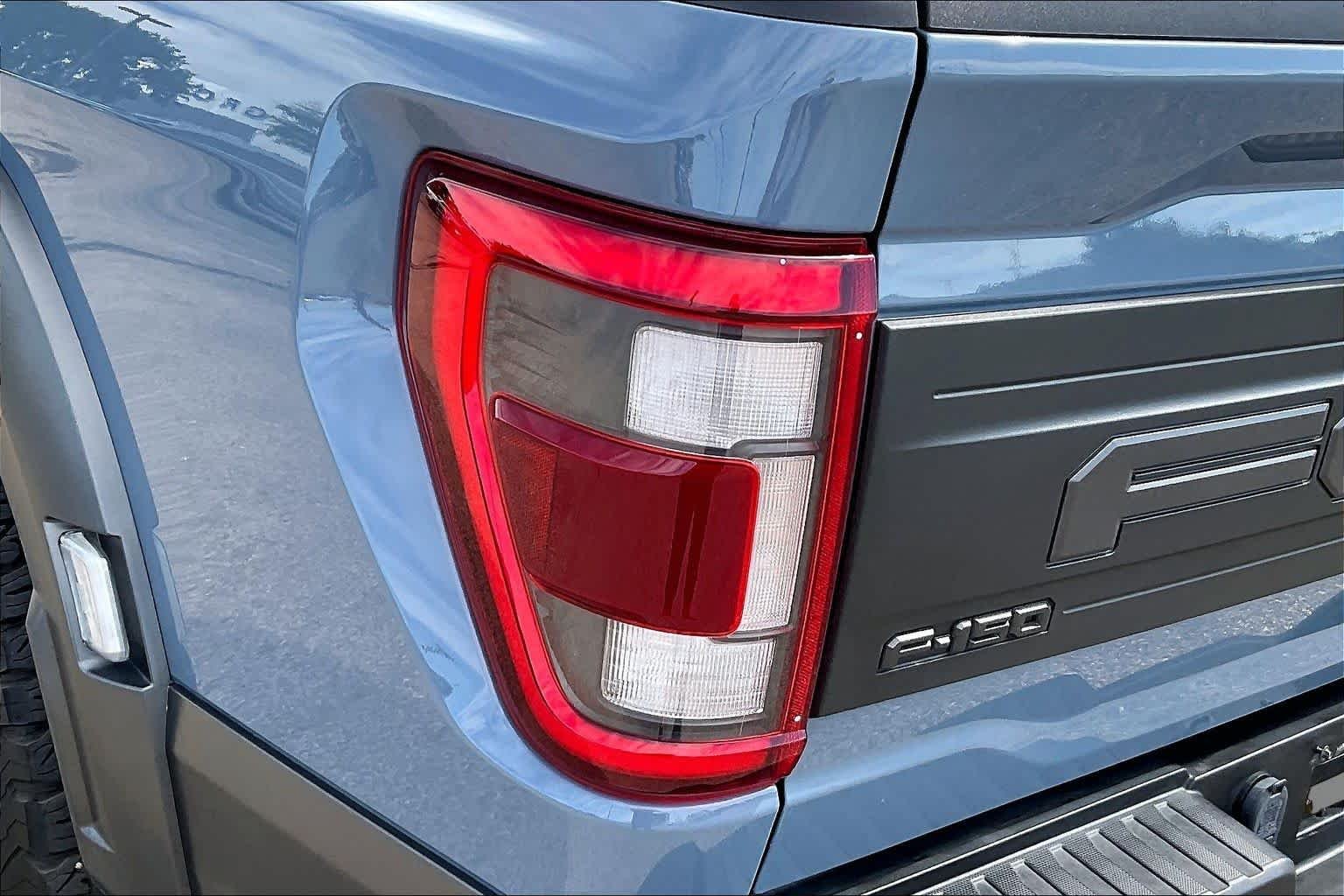 Used 2023 Azure Gray Metallic Tri-Coat Ford Raptor image 28