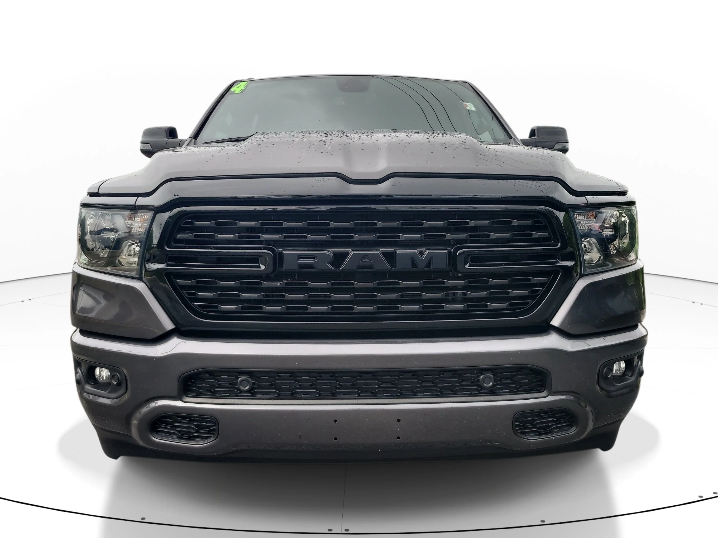 Used 2024 Granite Crystal Metallic Clearcoat Ram Big Horn image 2