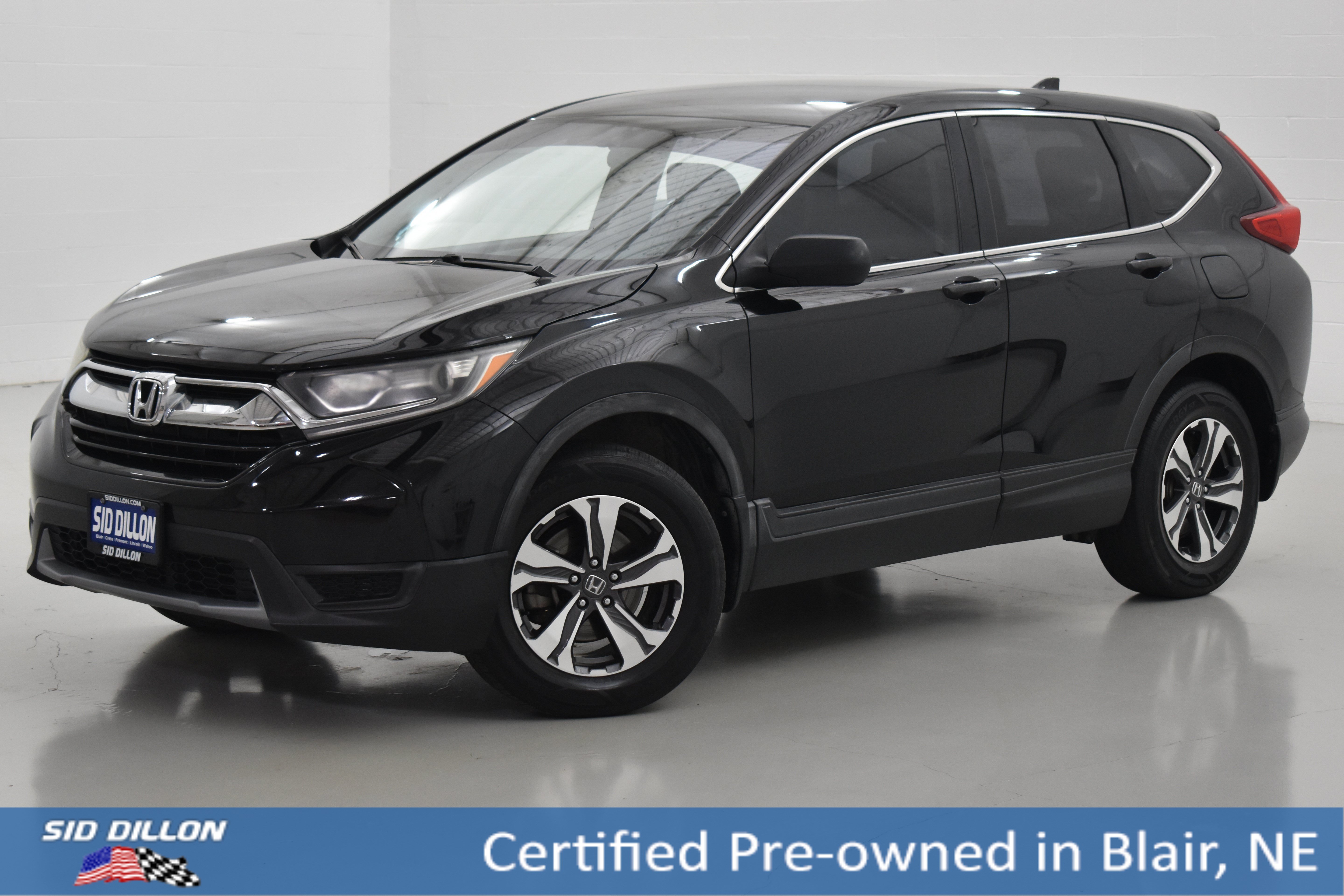 Used 2017 Crystal Black Pearl Honda LX image 1