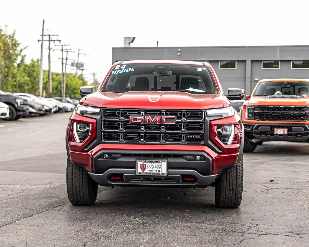 Used 2024 Red GMC AT4 image 2
