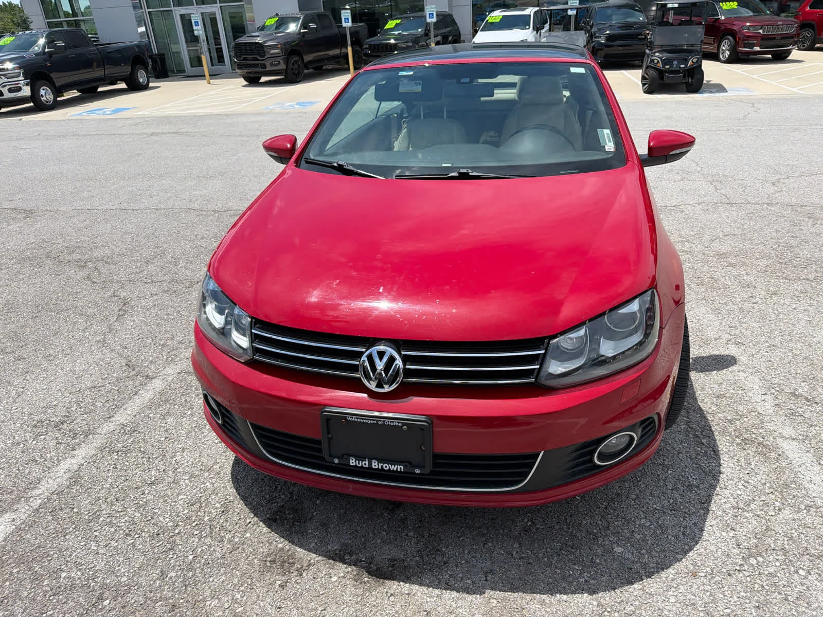 Used 2014 Volkswagen Eos Executive with VIN WVWFW8AH1EV005195 for sale in Kansas City