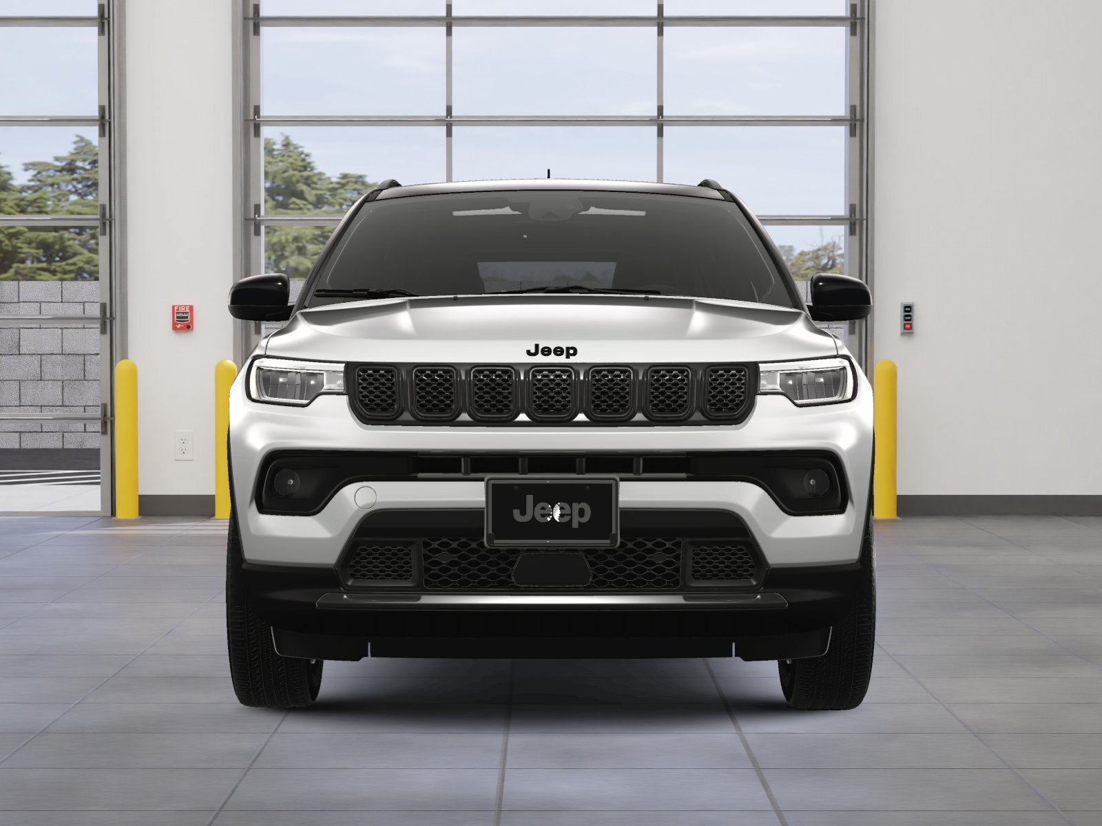 New 2024 Bright White Clear-Coat Exterior Paint Jeep Latitude image 37