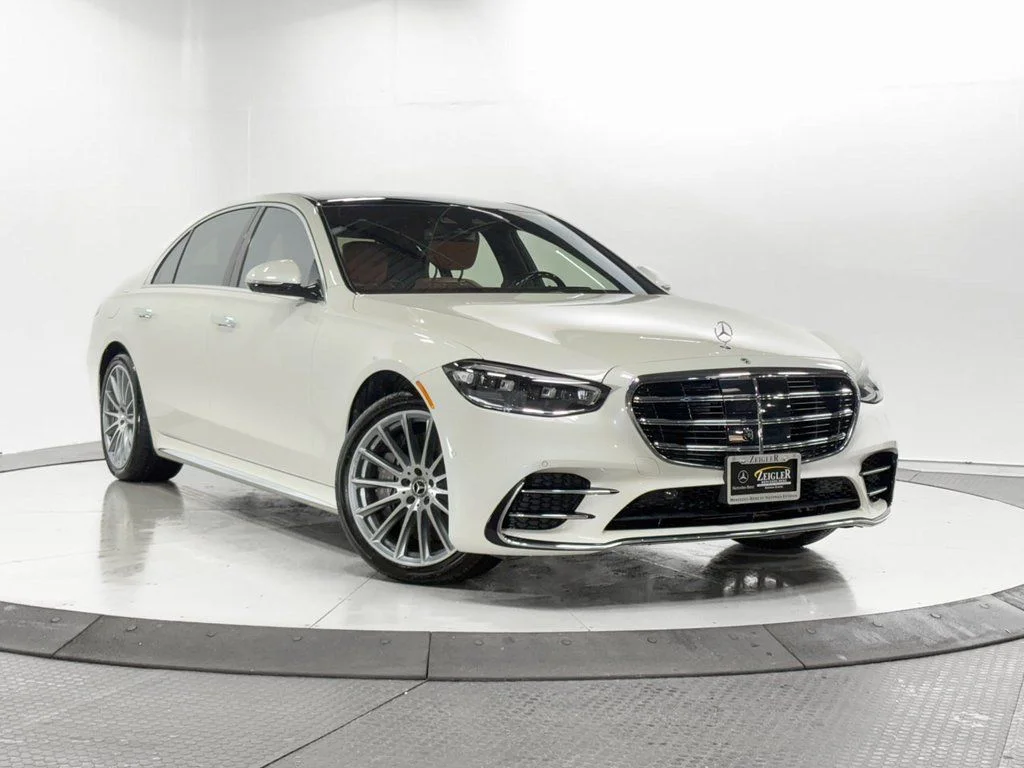 Certified Used 2023 MANUFAKTUR Diamond White Mercedes-Benz S 580e image 1