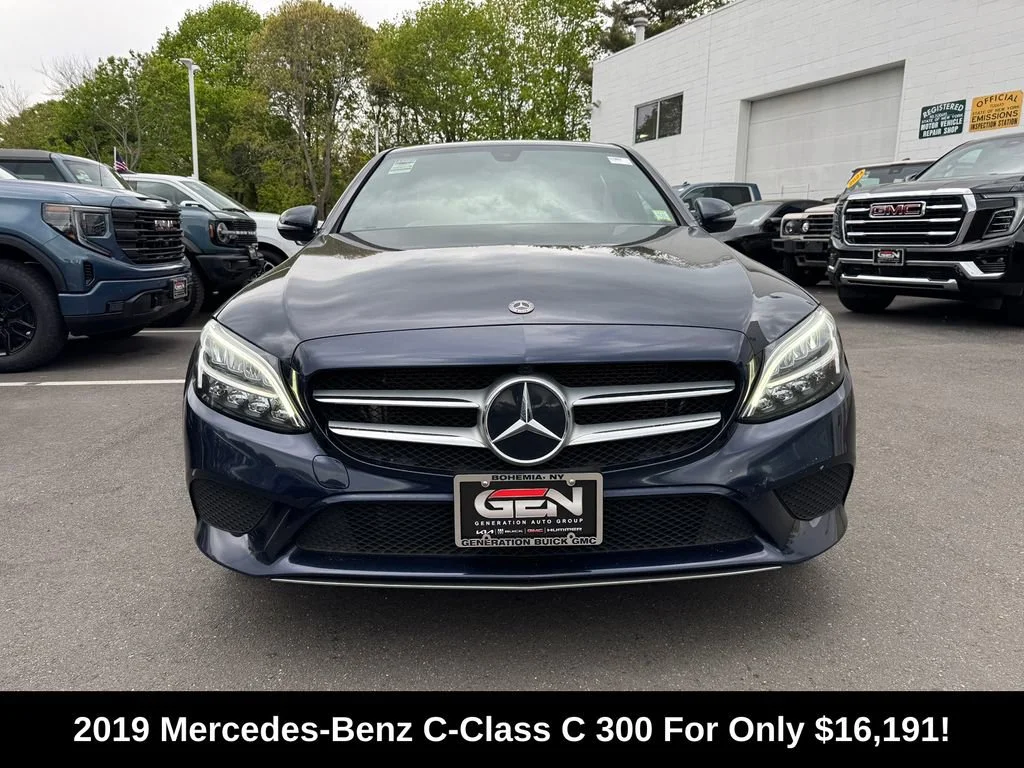 Used 2019 Mercedes-Benz C-Class Sedan C300 with VIN WDDWF8EB9KR515018 for sale in Bohemia, NY