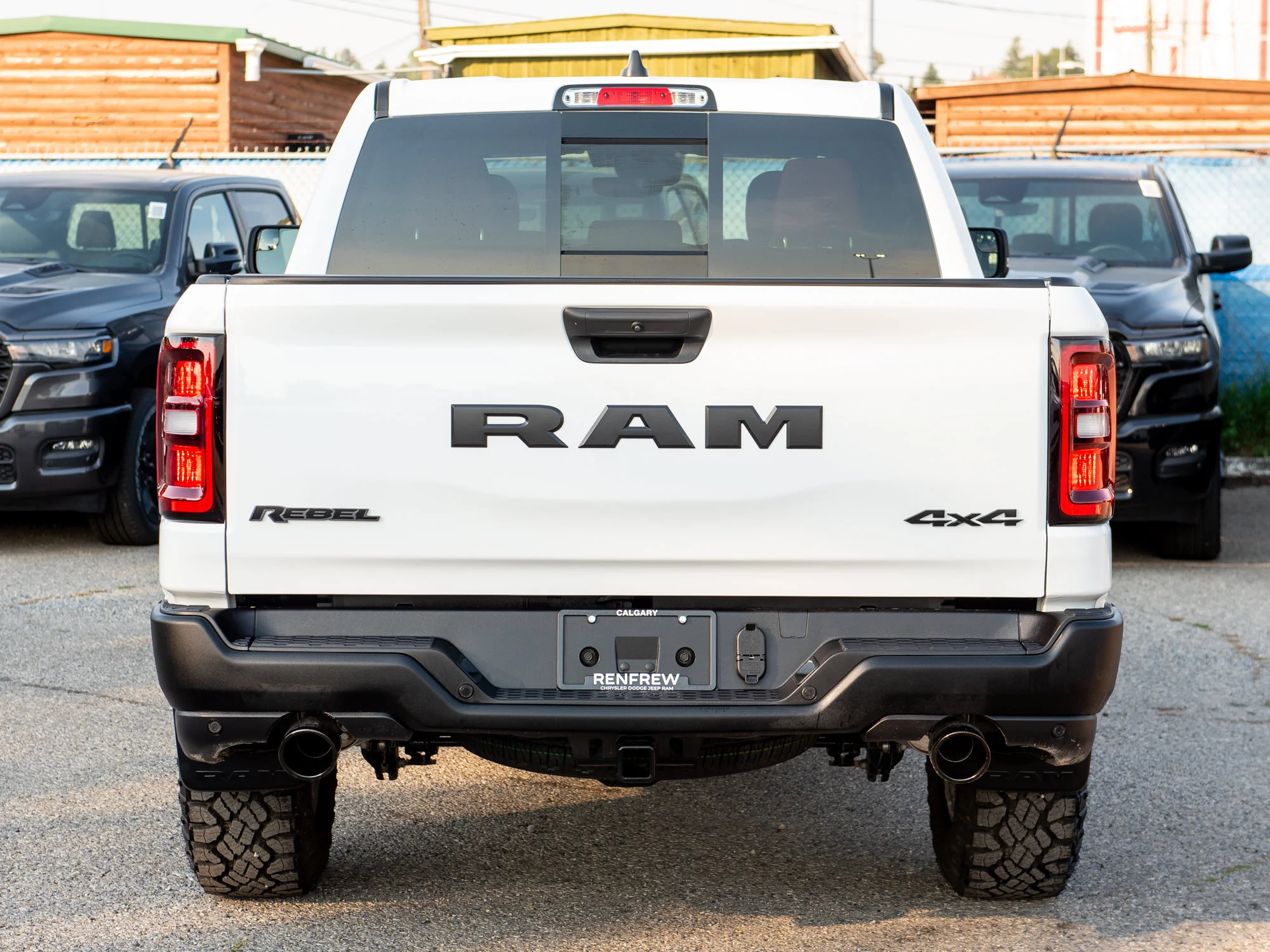 New 2026 White RAM Rebel* Crew Cab 4x4, 33 Inch A/T Tires, Heated Seats, Nav, Alpine Audio image 7