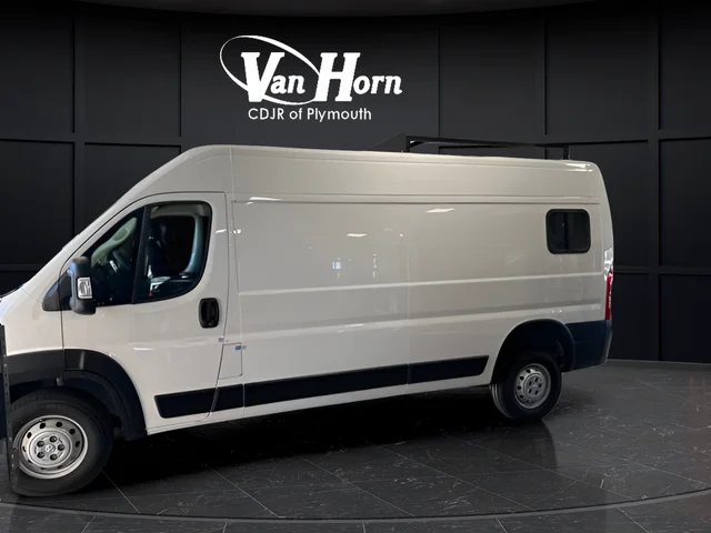 New 2023 Bright White Clear-Coat Exterior Paint RAM High Roof image 2
