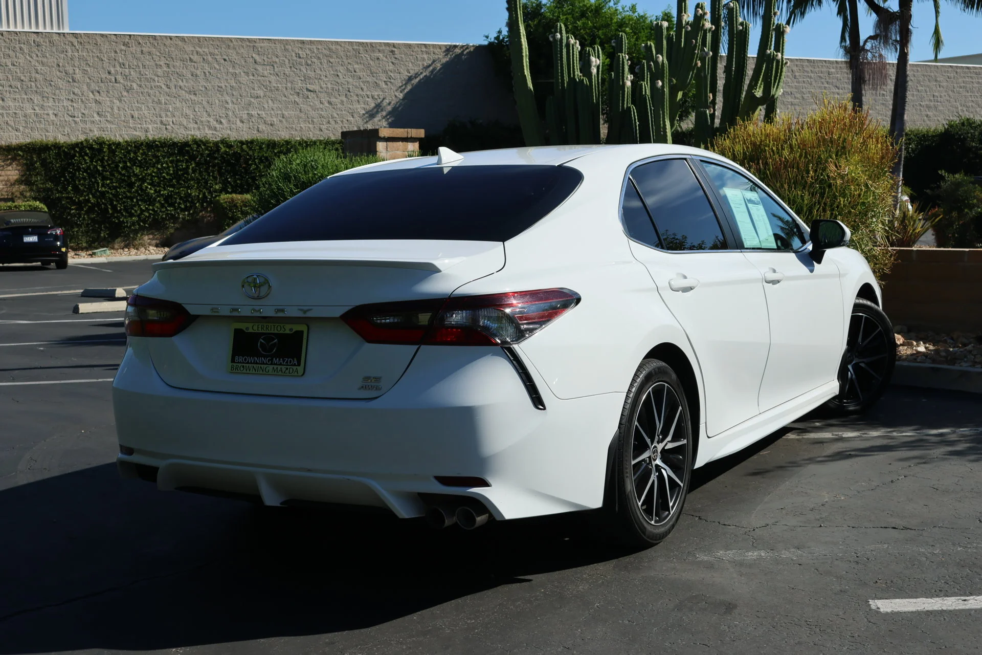 Used 2023 White Toyota SE image 2