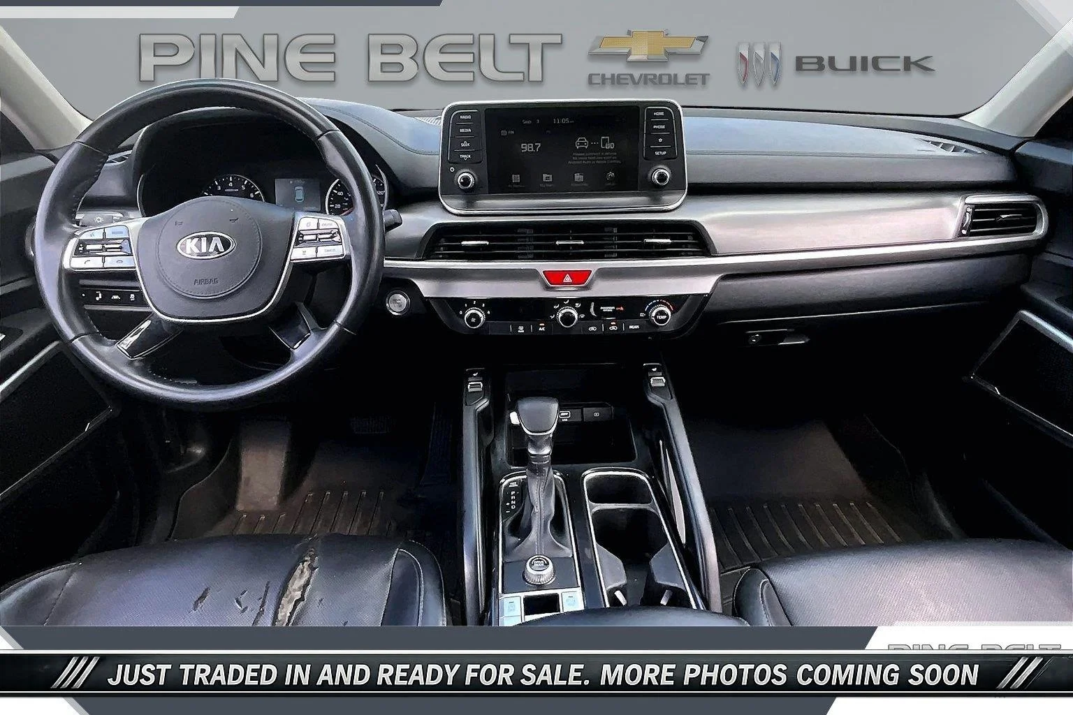 Used 2021 Glacial White Pearl Kia S image 13