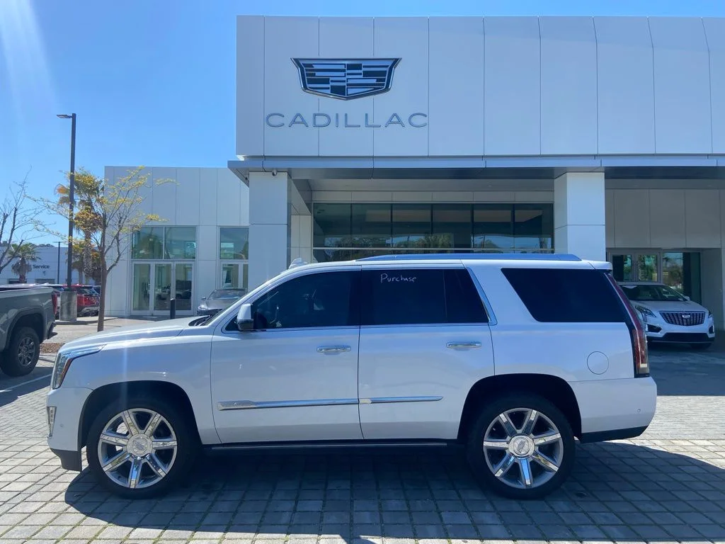 Used 2019 Crystal White Cadillac Premium Luxury image 1