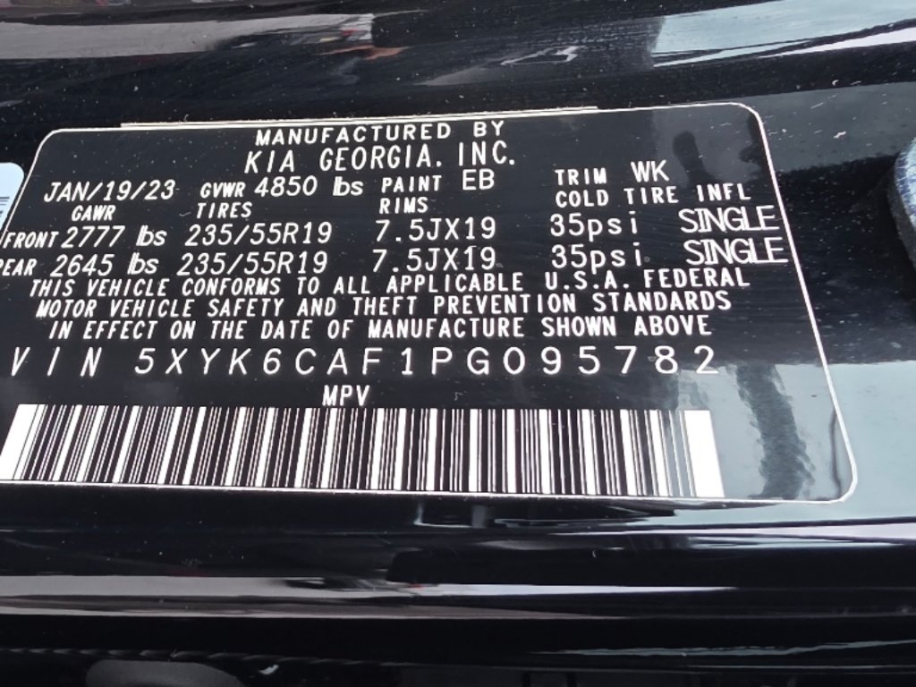Used 2023 Ebony Black Kia X-Line image 35