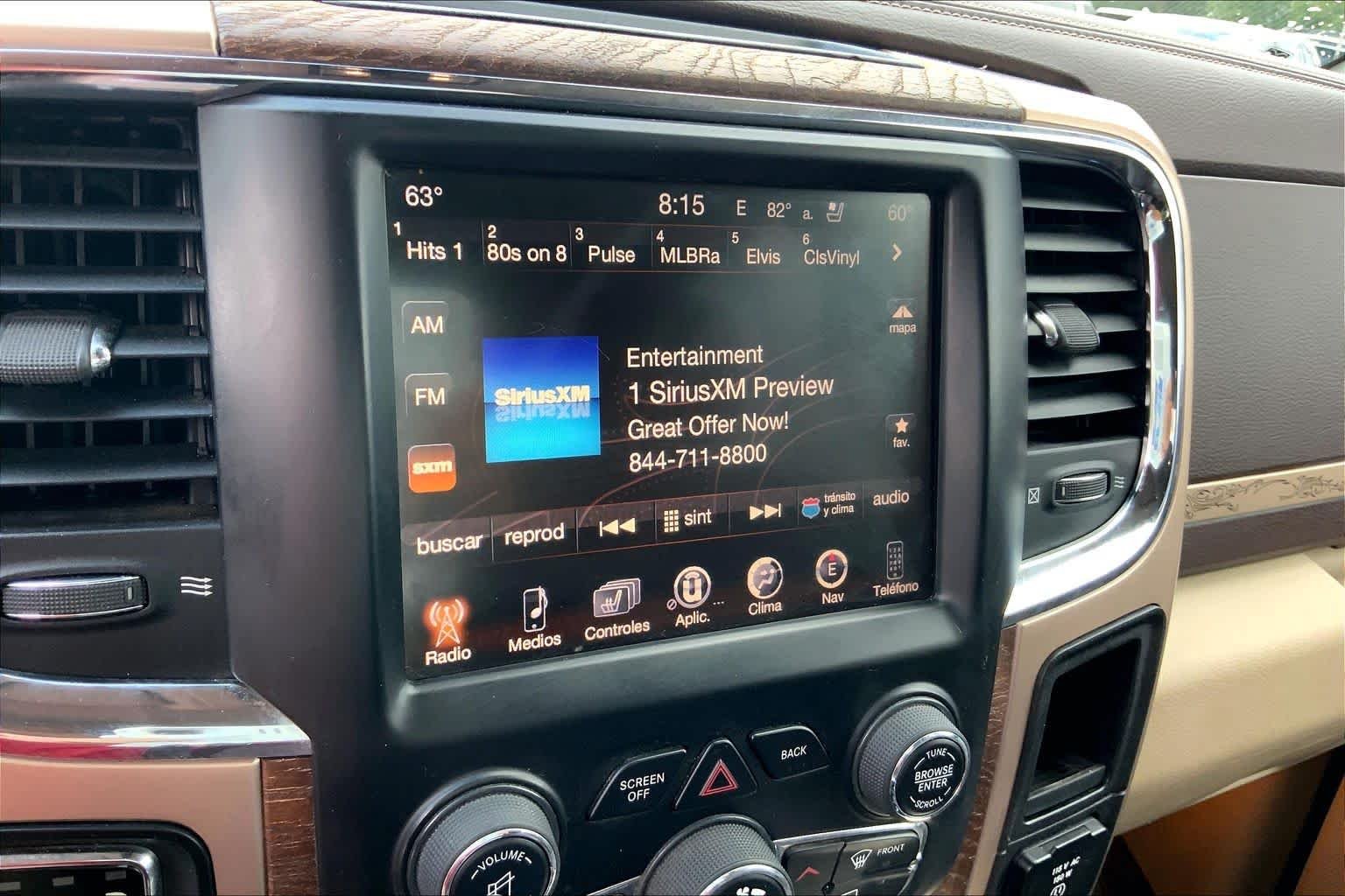 Used 2015 Deep Cherry Red Crystal Pearlcoat Ram Laramie Longhorn image 32