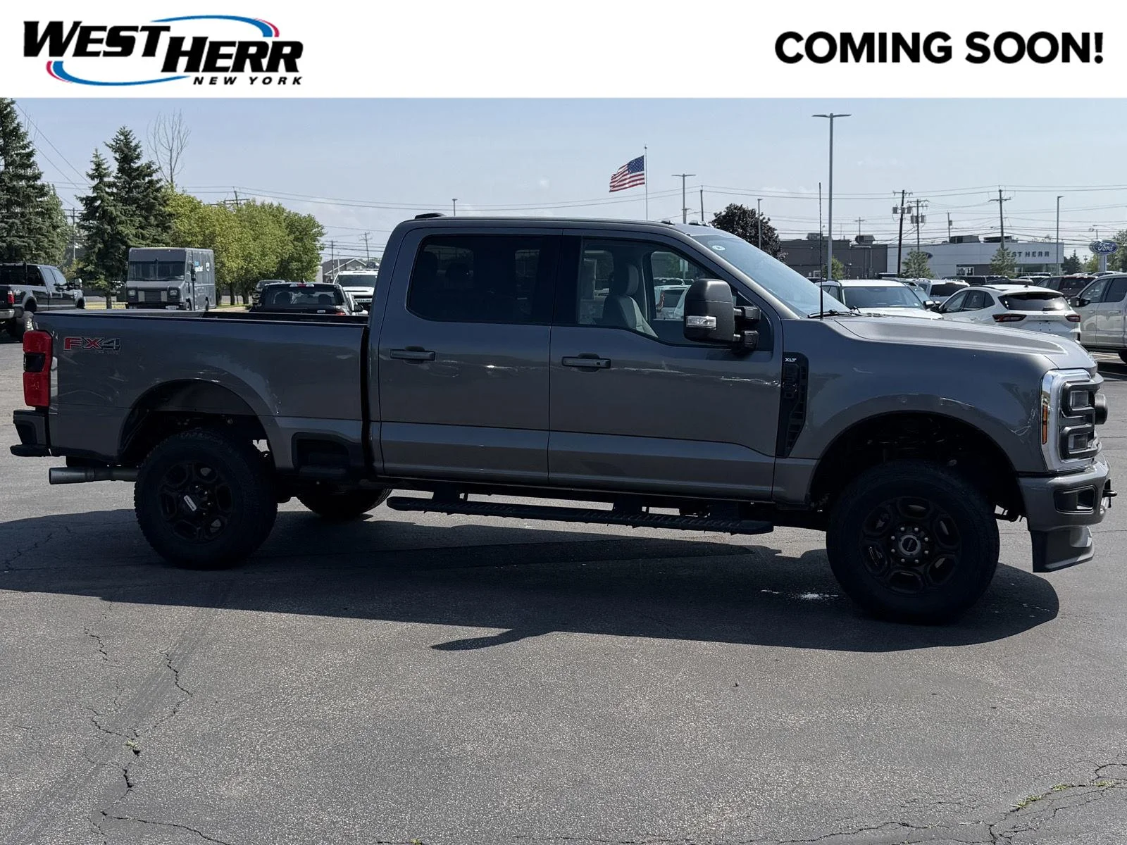 Used 2024 Carbonized Gray Ford XLT image 1