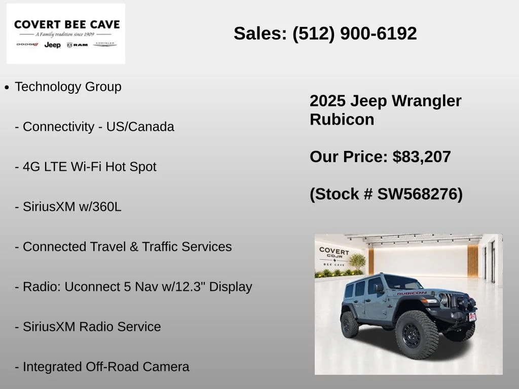 2025 Jeep Wrangler 4-Door Rubicon - Photo 19