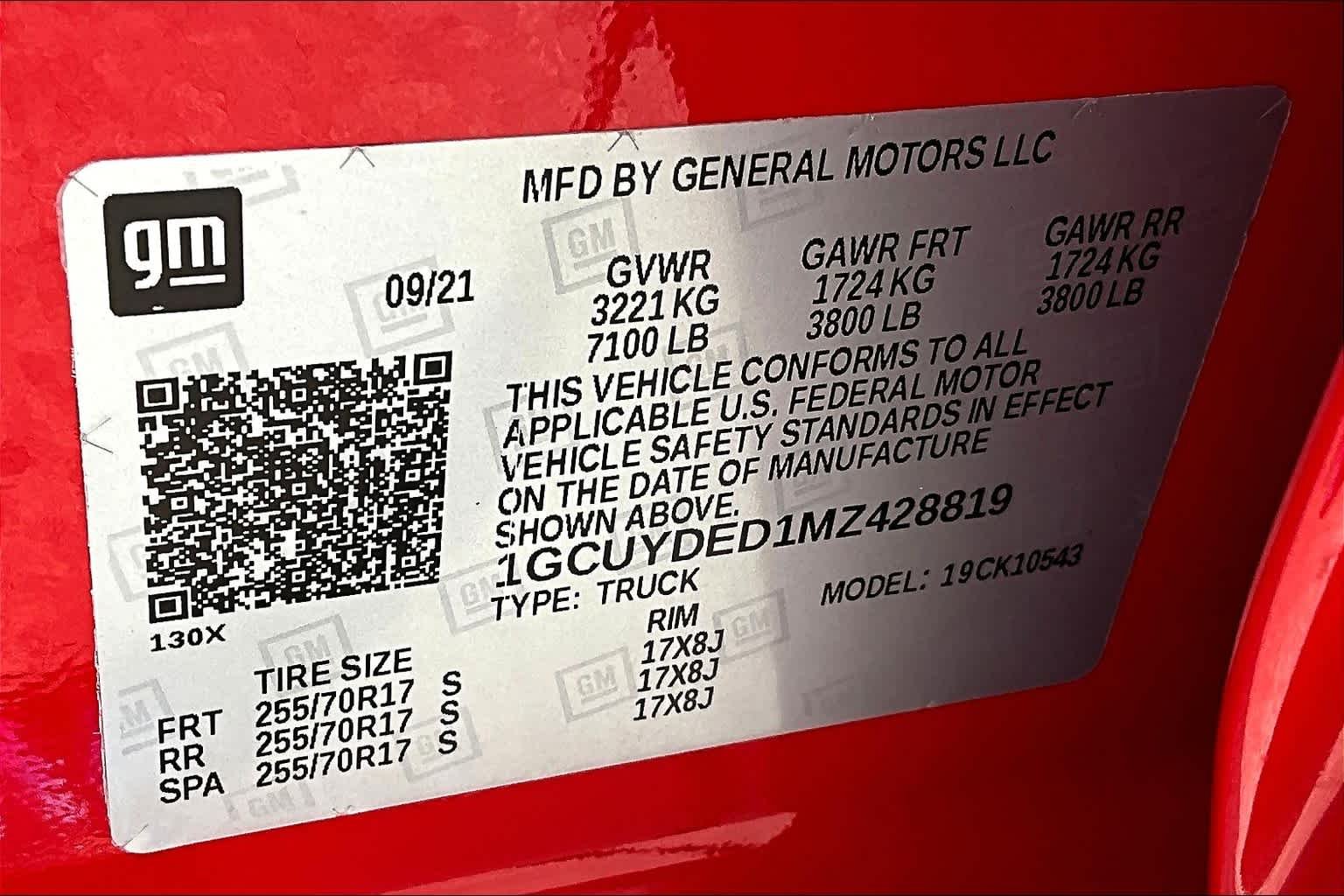 Used 2021 Red Hot Chevrolet LT image 34