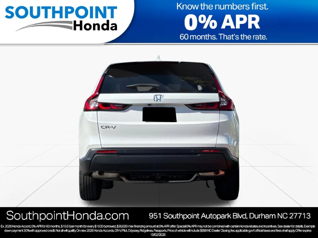 New 2027 Platinum White Pearl Honda EX-L image 5