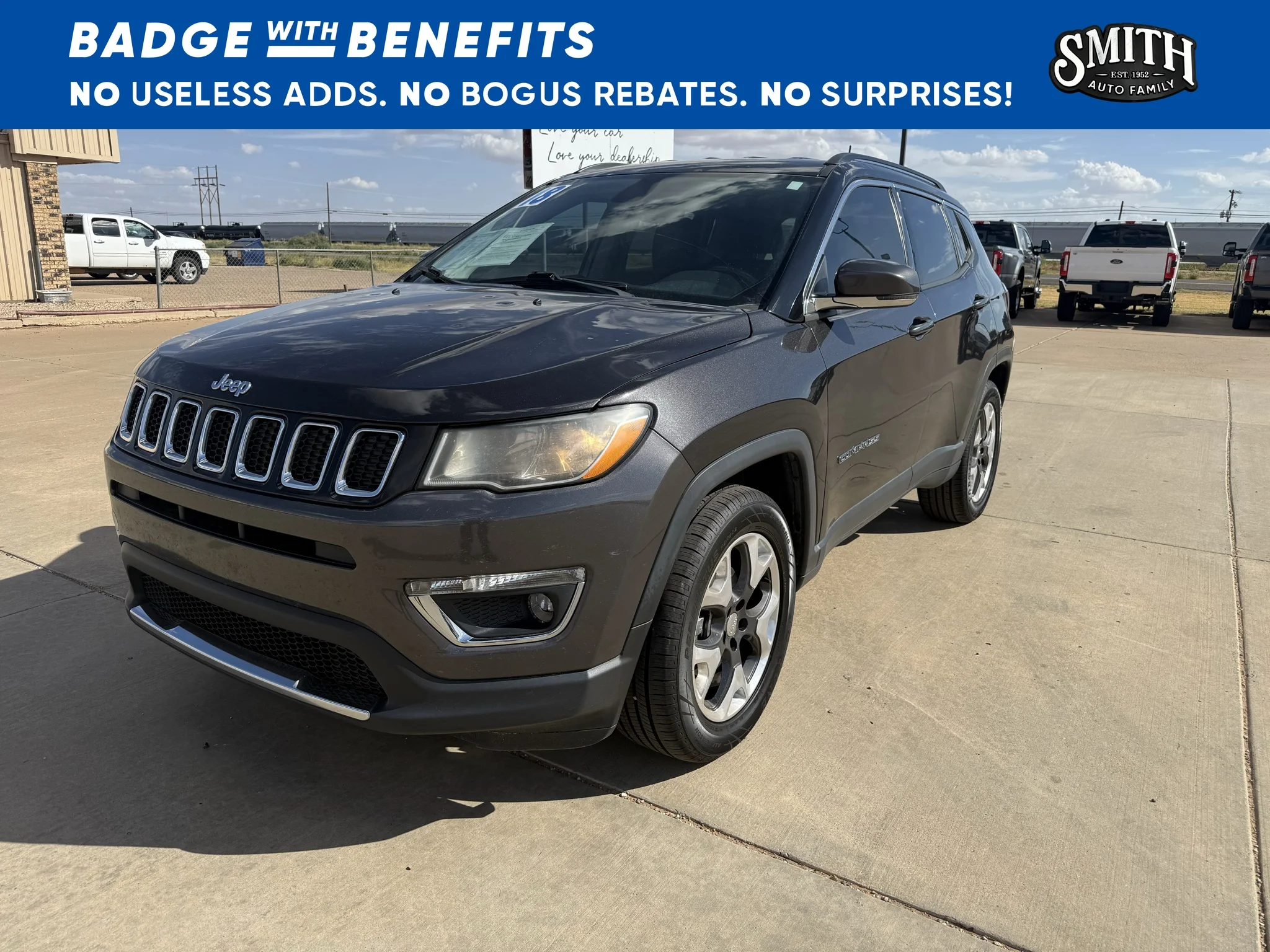 Used 2018 Black Clearcoat Jeep Limited image 8