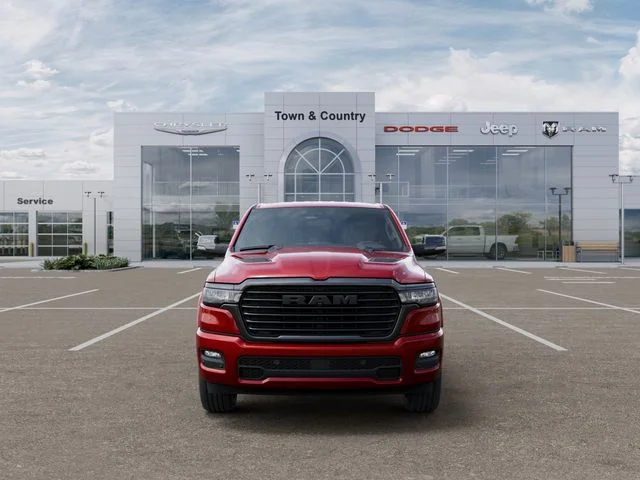 New 2026 Molten Red Pearl-Coat Exterior Paint RAM Laramie image 6
