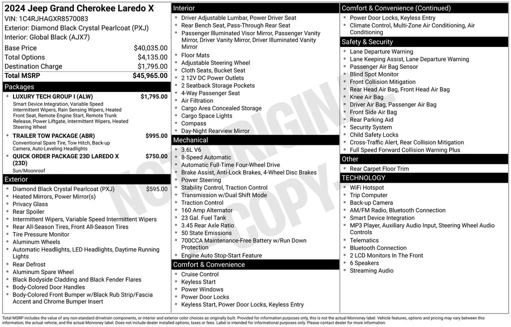 Used 2024 Black Jeep Laredo image 4