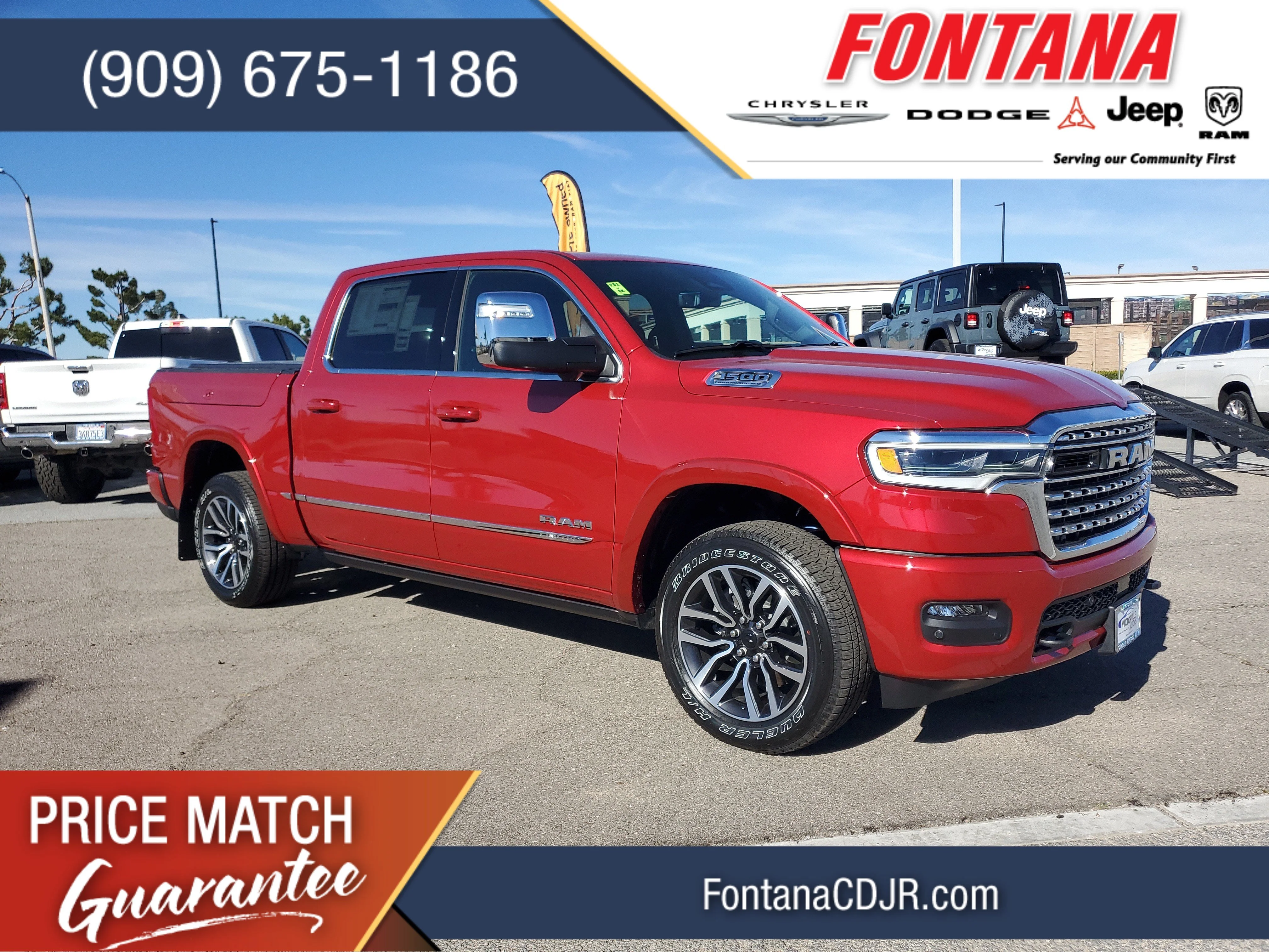 New 2026 Molten Red Pearl-Coat Exterior Paint RAM Limited image 1