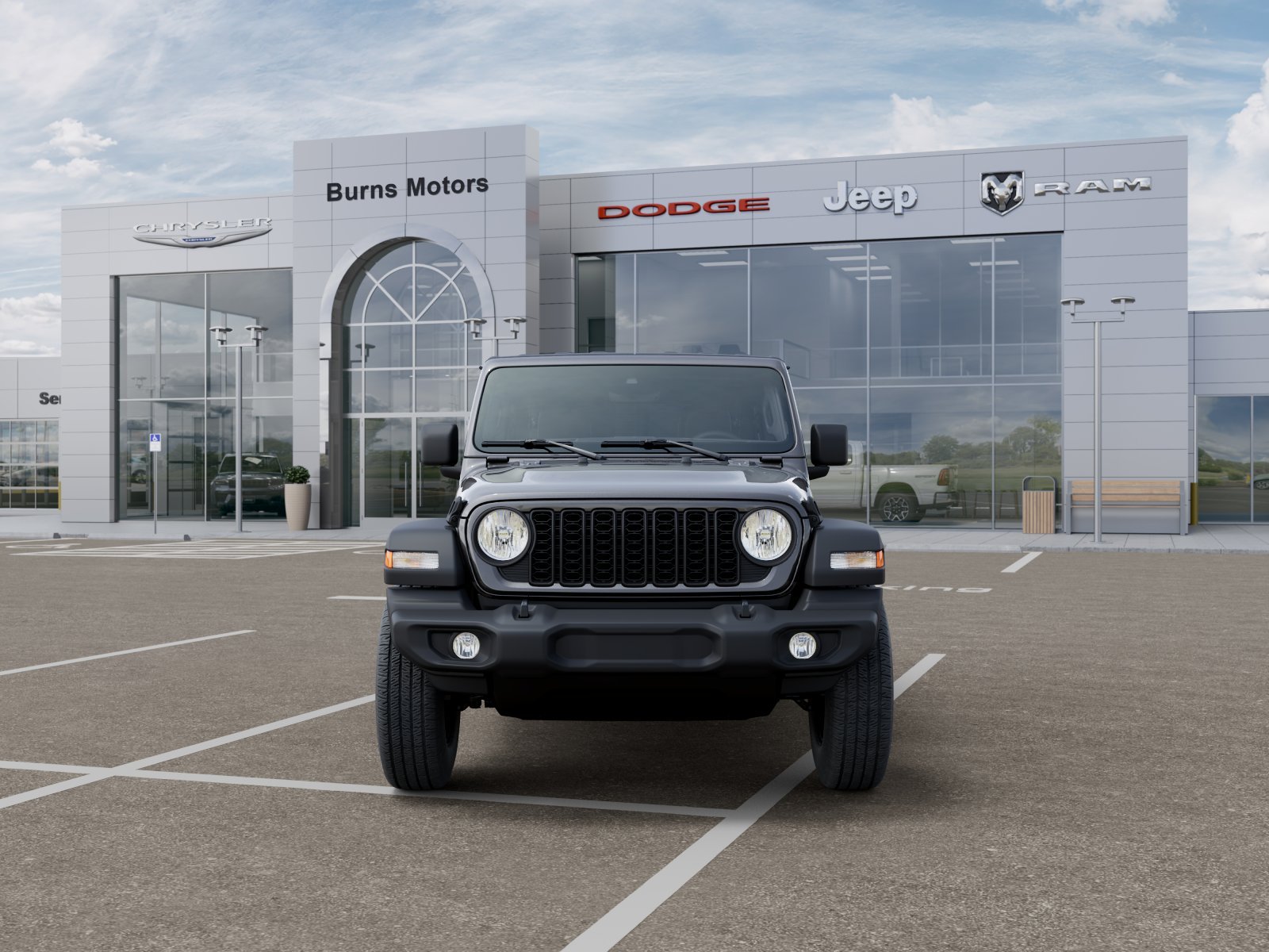 New 2026 Granite Crystal Metallic Clear-Coat Exterior Paint Jeep Sport 4-Door image 32