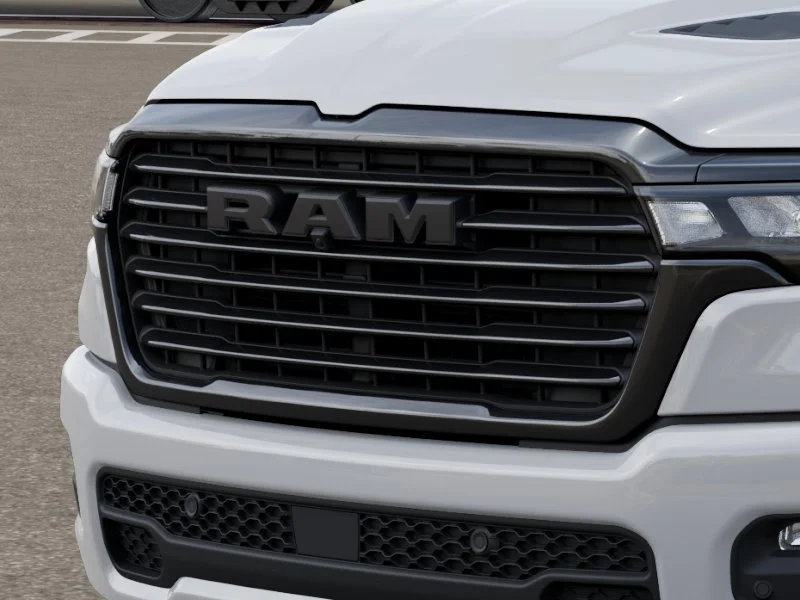New 2026 Bright White Clear-Coat Exterior Paint RAM Laramie image 13