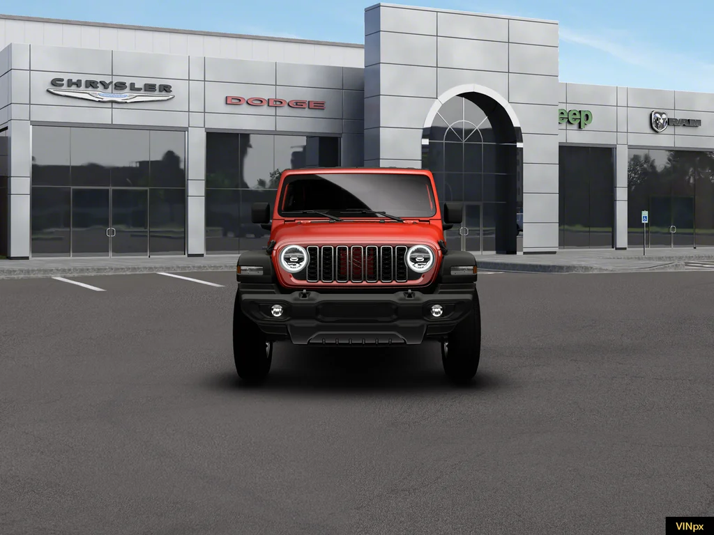 New 2026 Firecracker Red Clear-Coat Exterior Paint Jeep Sport S image 11