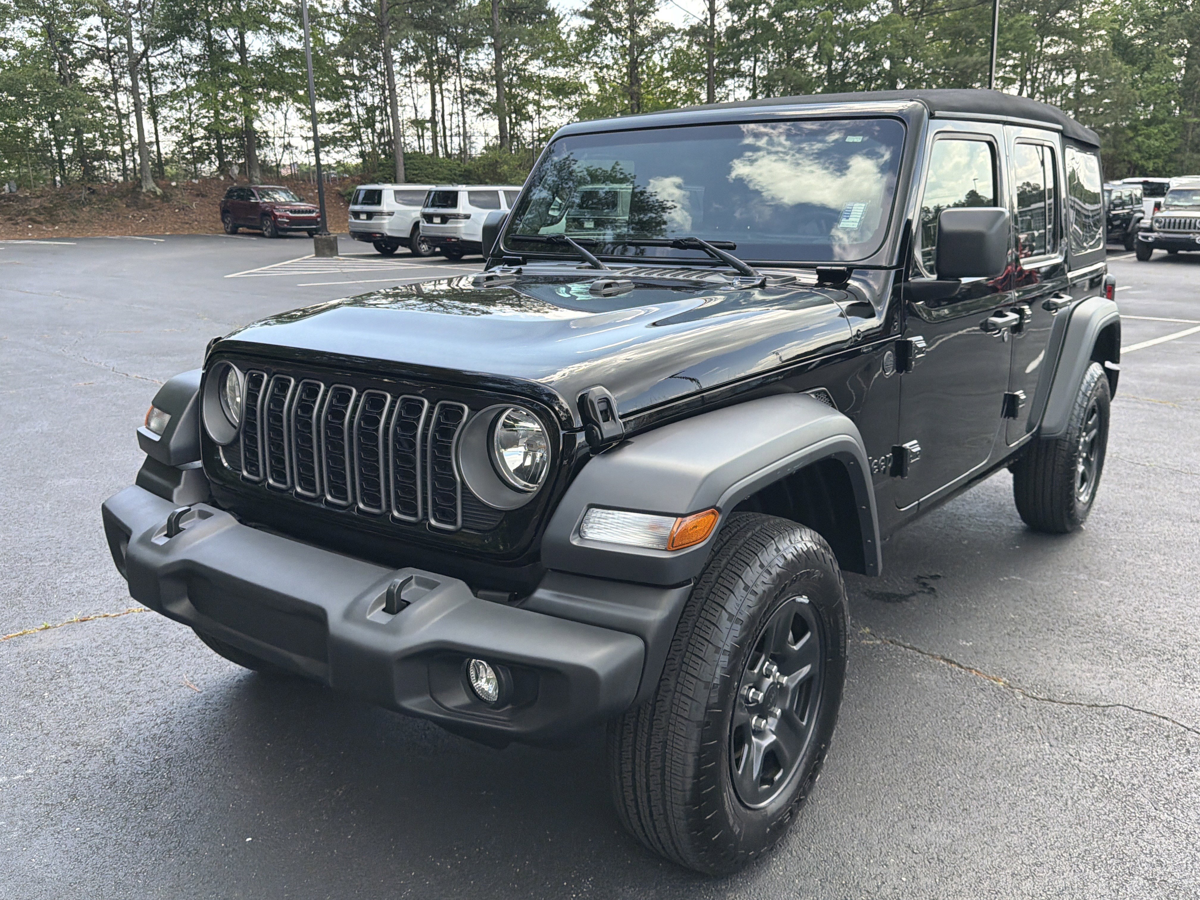 Used 2025 Black Clearcoat Jeep Sport image 3