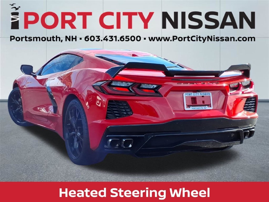 Used 2020 Torch Red Chevrolet Stingray 3lt w/z51, front end lift, carbon fiber roof & more! image 7