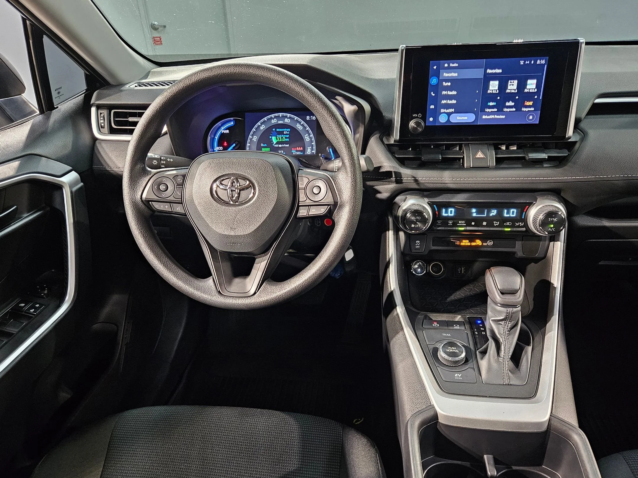 Used 2023 Midnight Black Metallic Toyota Hybrid LE image 9