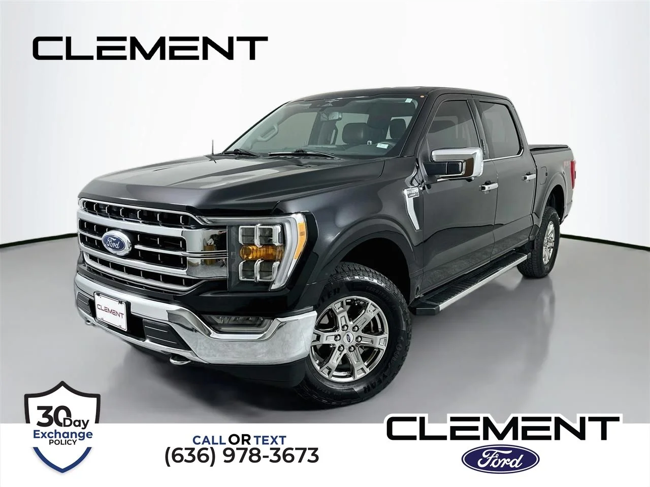 Certified Used 2023 Agate Black Metallic Ford Lariat image 1