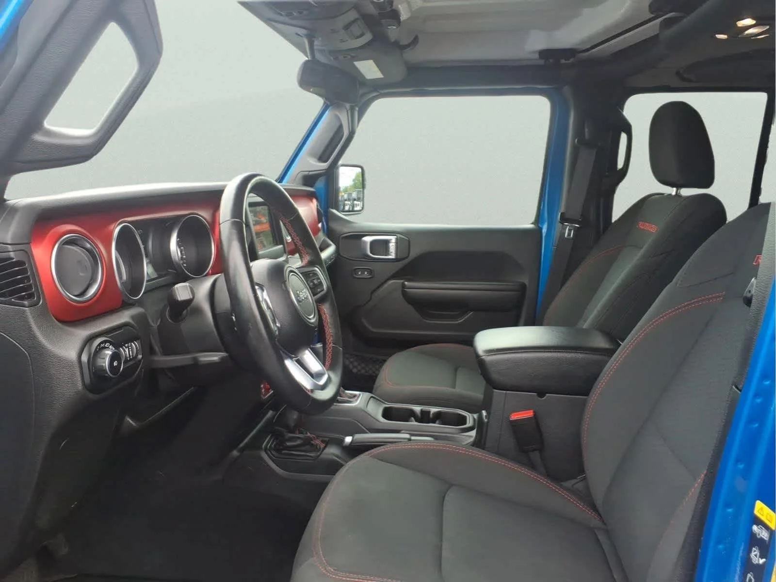 Used 2021 Hydro Blue Pearlcoat Jeep Unlimited Rubicon image 17