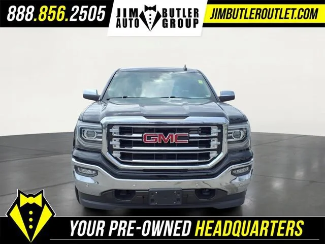 Used 2018 ONYX BLACK GMC SLT image 19