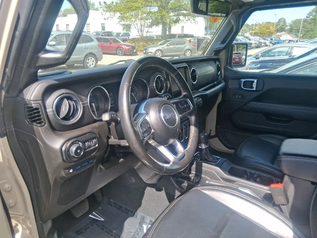 Used 2022 Beige Jeep Unlimited Sahara 4xe image 12