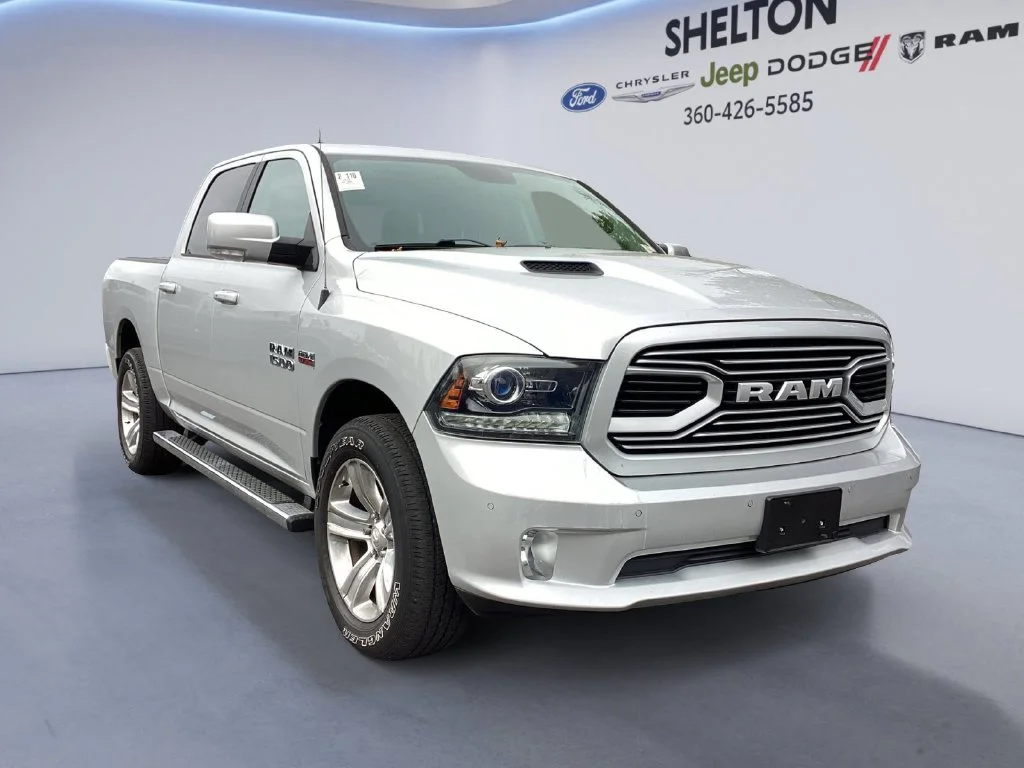Used 2018 Bright Silver Clearcoat Metallic Ram Sport image 6