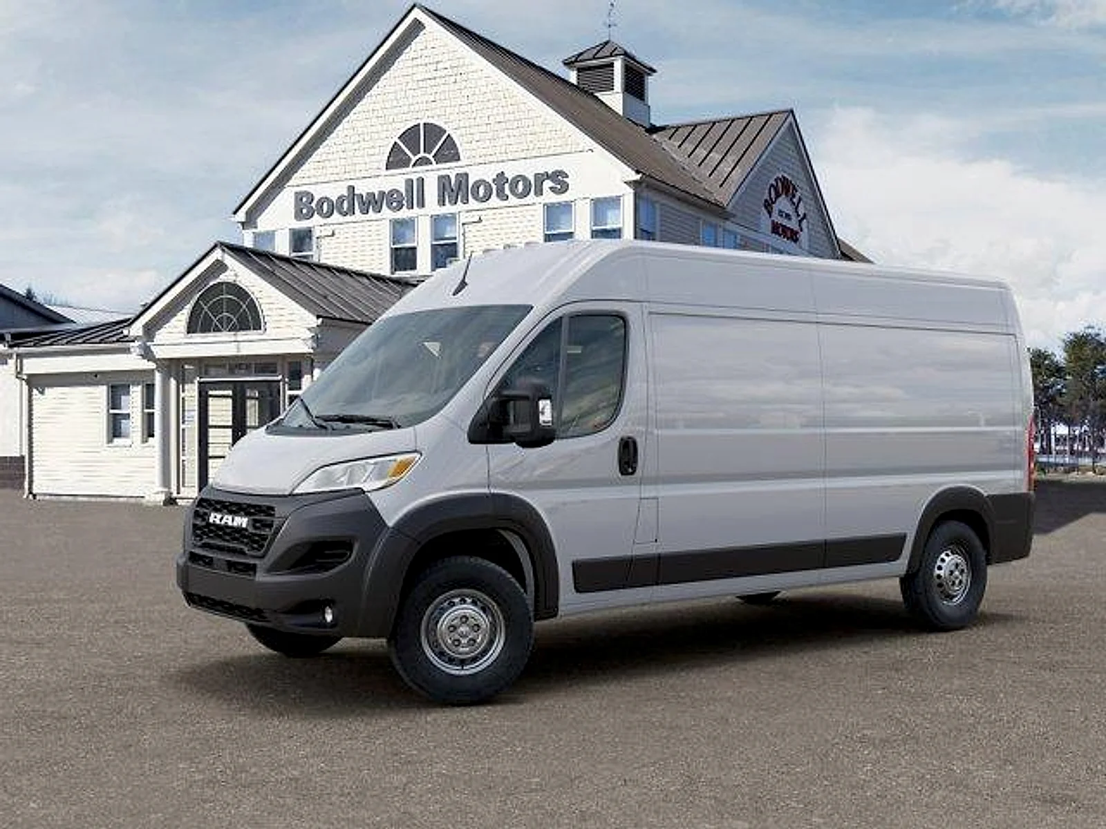 New 2026 Bright White Clear-Coat Exterior Paint RAM Cargo Van Tradesman High Roof 159" WB w/Pass Seat image 2