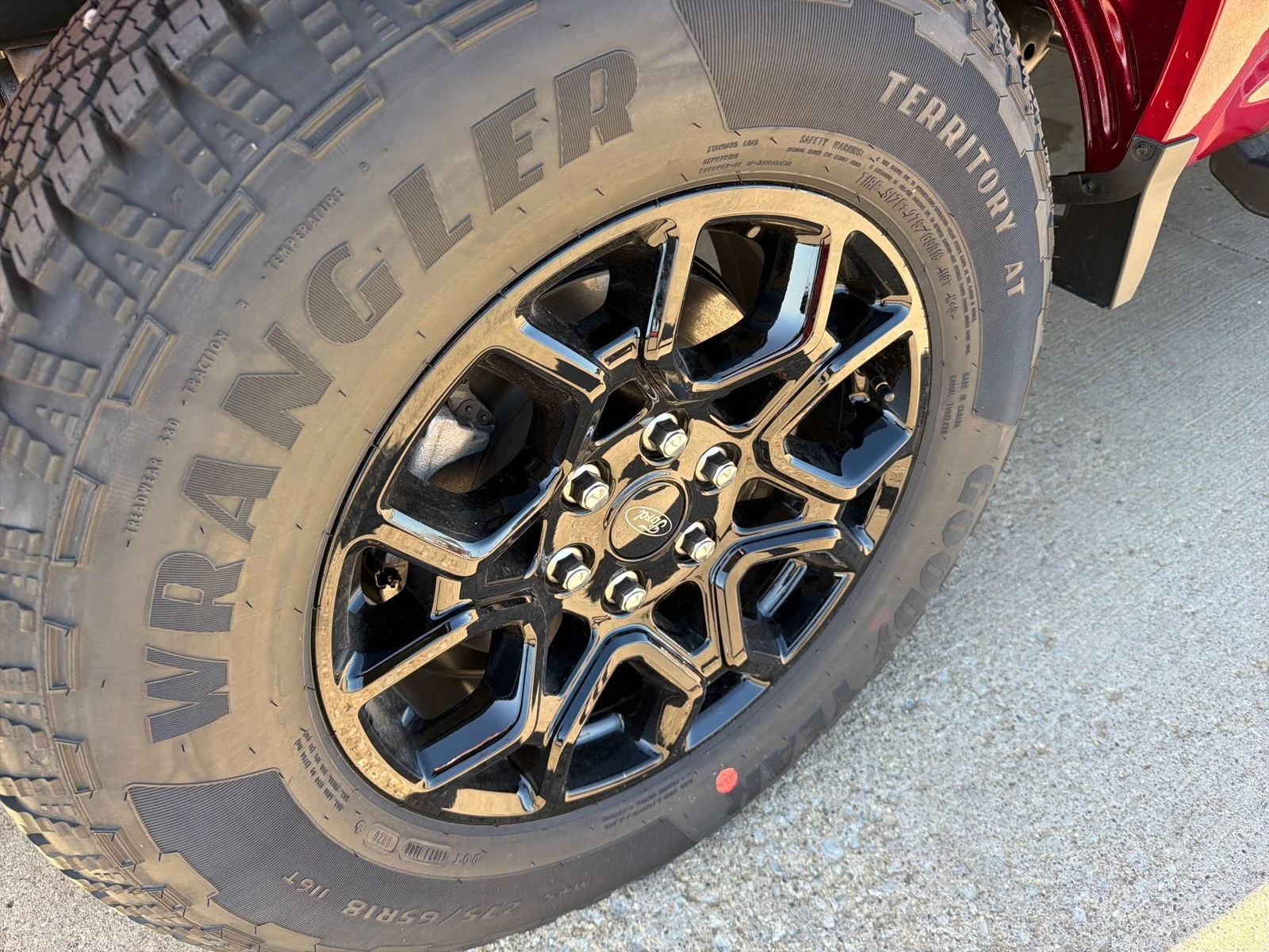 New 2026 Ruby Red Metallic Tinted Clearcoat Ford XLT image 3