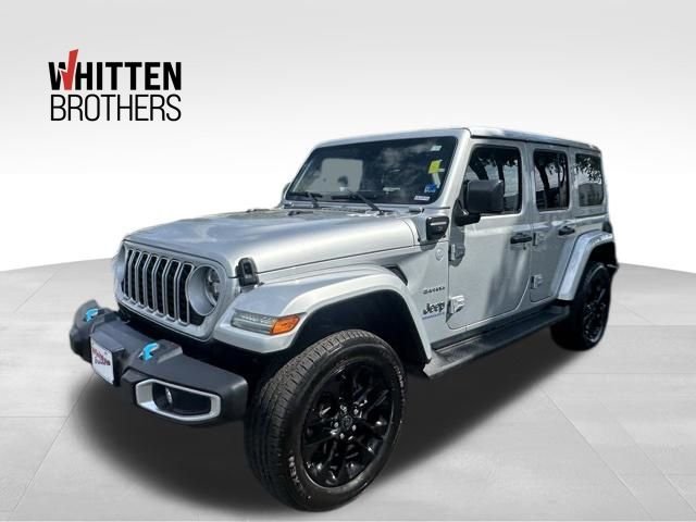 Used 2024 Silver Jeep Sahara 4xe image 1