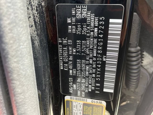 Used 2024 Ebony Black Kia SX image 6