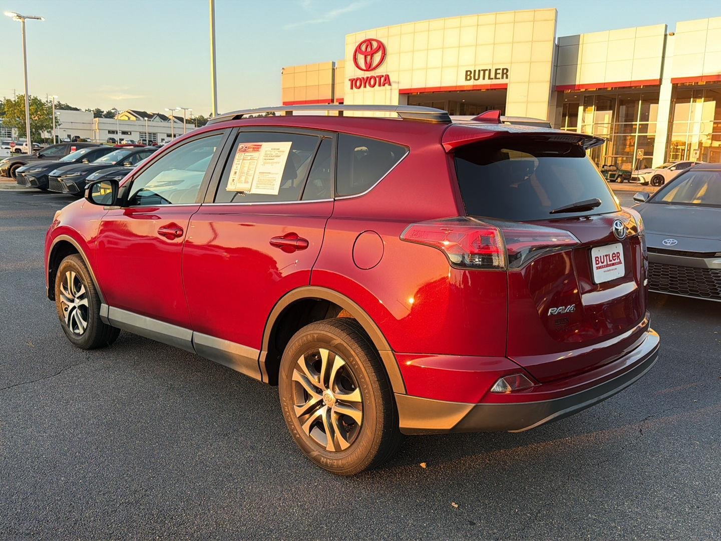 Used 2018 Ruby Flare Pearl Toyota LE image 4