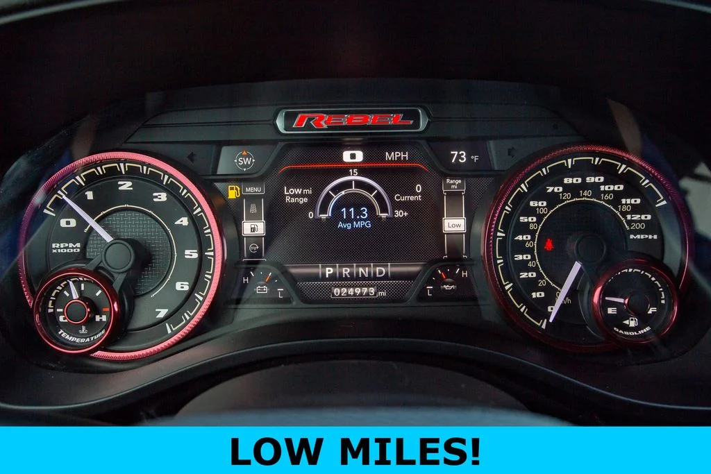 Used 2022 Flame Red Clearcoat Ram 4WD Rebel image 3