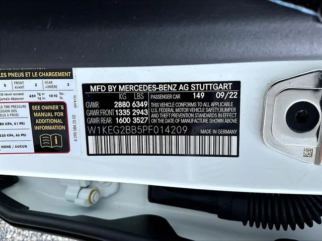 Used 2023 White Mercedes-Benz 350+ Sedan image 9