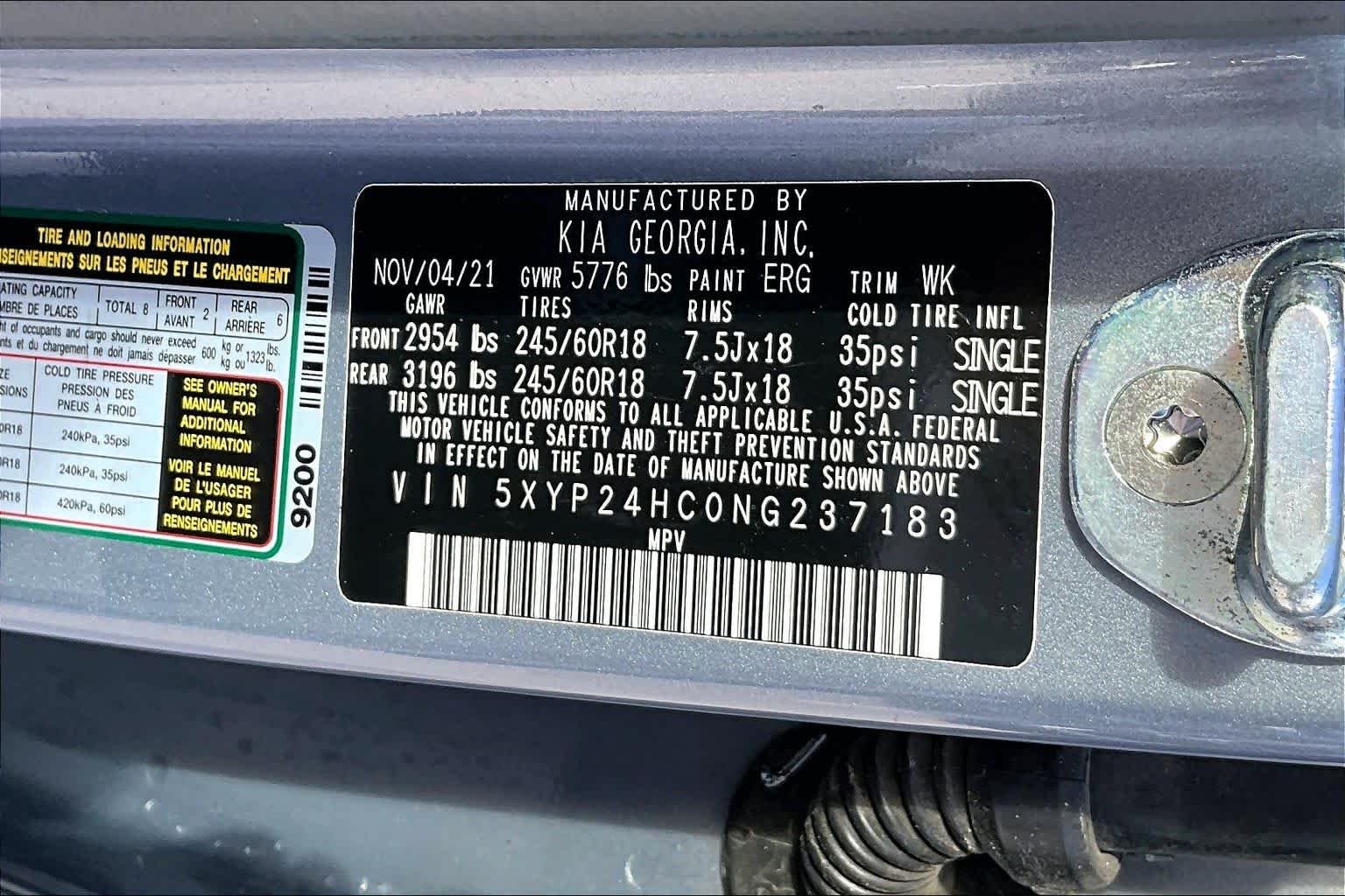 Used 2022 Everlasting Silver Kia LX image 35
