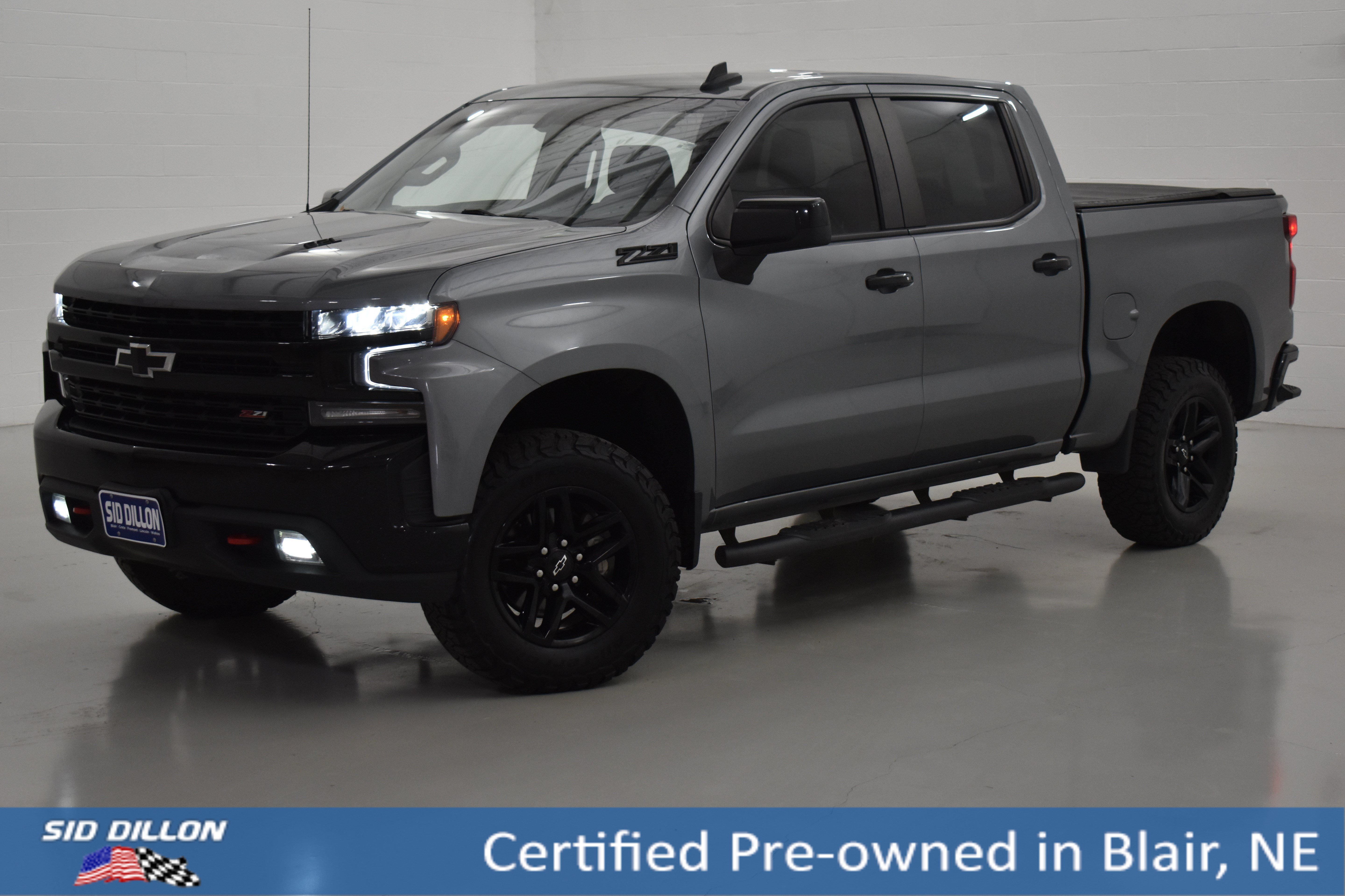Used 2021 Satin Steel Metallic Chevrolet LT Trail Boss image 1